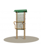 Attrezzo Soft Fitness in legno per movimento gambe e spalle - cm 90x90x215h