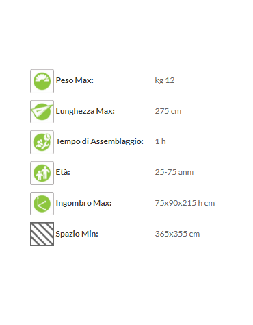 Attrezzo Soft Fitness in legno per rotazione delle braccia ginnastica posturale - cm 75x90x215h