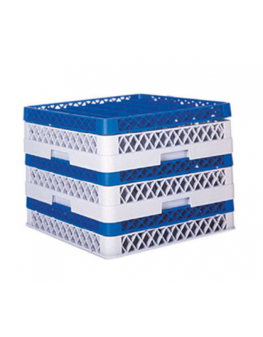Rialzo 9 scomparti h 42 mm col. blu - cm 50x50x5h