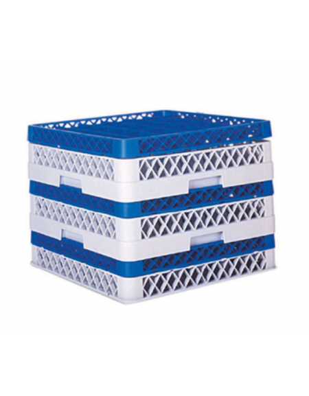 Rialzo 9 scomparti h 42 mm col. blu - cm 50x50x5h