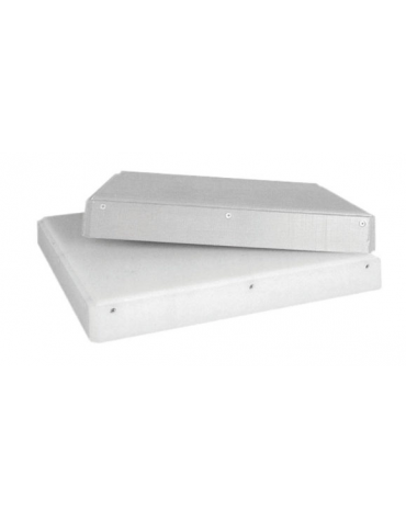 Copriceppo spessore 25 cm in polielitene bianco - cm 50x50x1,5h
