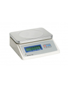 Bilancia Elettronica fino a 15 kg con divisione in grammi 5 - piatto in acciaio inox - cm 29x33x22h