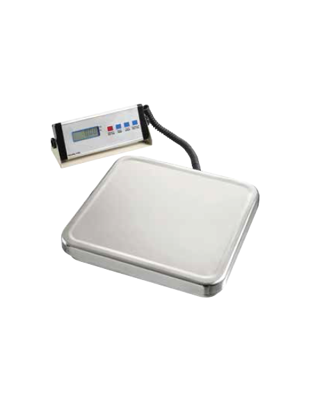Bilancia Elettronica fino a 60 kg con divisione in grammi 20 - piatto in acciaio inox - cm 31x30x5h