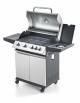 BARBEQUE A GAS 4 ZONE CON FORNELLO LATERALE - mm. 1330x515x1140h