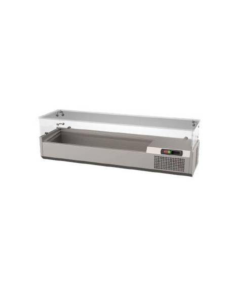 Vetrinetta refrigerata per pizzeria cm 254,2X39,6X43,5H