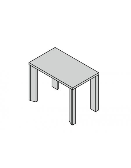 Allungo indipendente gamba legno special 100x60x74h