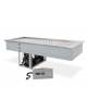 Vasca refrigerata da incasso dro-in in acciaio inox - 6xGN1/1 - Refrigerazione statica +4 /+10° C- cm 226x68x55h