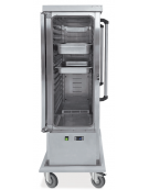 Armadio portateglie refrigerato in acciaio inox - refrigerazione ventilata +2°C +10°C - portata 16 Teglie 1/1 GN - cm 55,5x79,5x