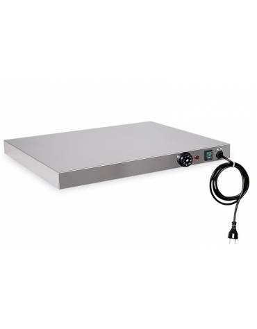 Piamo caldo in acciaio inox per riscaldare - potenza 450W - cm 60x80x6h
