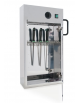 Sterilizzatore coltelli in acciaio inox e sportello in metacrilato - capacità 14 coltelli - cm 40x13x67h