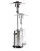Fungo riscaldante retrattile per patio alimentato a gas propano o butano - Struttura in acciaio inox - Potenza Kw 12,7