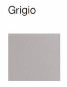 Pattumiera svuotavassoi 80 Lt in lamiera di zinco colore grigio - sportello basculante e ripiano superiore - cm 60x60x120h