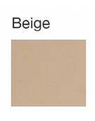 Pattumiera svuotavassoi 80 Lt in lamiera di zinco colore beige - sportello basculante e ripiano superiore - cm 60x60x120h