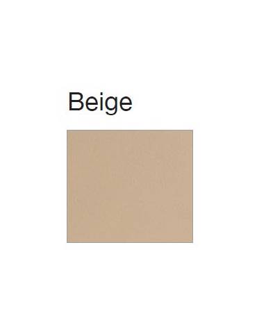 Pattumiera svuotavassoi 80 Lt in lamiera di zinco colore beige - sportello basculante e ripiano superiore - cm 60x60x120h