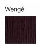 Pattumiera svuotavassoi 80 Lt in lamiera di zinco colore Wengè - sportello basculante e ripiano superiore - cm 60x60x120h