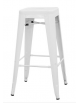 SGABELLO con struttura in metallo verniciato colori a scelta - cm 30x30x76h