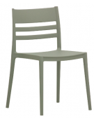 Sedia in polipropilene con fibra di vetro - cm 41x41x79h