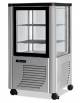 Vetrina gelateria verticale bassa statica -5° -20°C Litri 230 - ILLUMINAZIONE A LED - COLORE ARGENTO - cm 70x70x128h