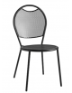 Sedia in metallo verniciato - cm 42x48x90h