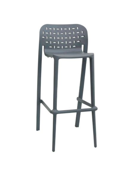 Sgabello con struttura in polipropilene con fibra di vetro - cm 34,5x34x98h