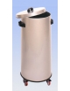 Pattumiera inox carrellata da Lt. 70