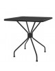 Tavolo quadrato con struttura in metallo verniciato - cm 70x70x72h