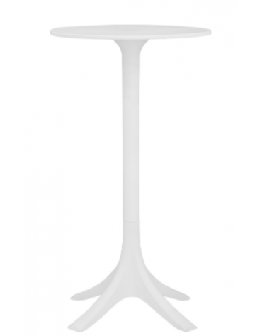 Tavolo tondo, struttura e piano in polipropilene - cm Ø 60x111h