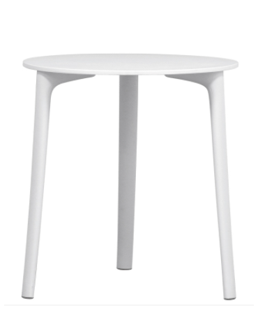 Tavolo tondo, struttura a 3 gambe e piano in polipropilene - cm Ø 70x74h