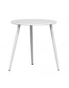 Tavolino tondo con struttura in alluminio verniciato - cm Ø 40x41h