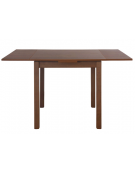 Tavolo allungabile per interni, struttura in legno di faggio, piano in laminato - cm 80/140x80x76h
