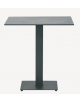 Tavolo quadrato , struttura in acciaio verniciato, piano in HPL - colore a scelta - cm 70x70x73h