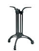 Base in alluminio verniciato - per piano tondo - cm 70h