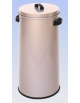 Pattumiera inox con coperchio Litri 50