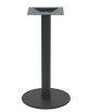 Base con struttura acciaio verniciato COLORE NERO piedini regolabili - per piano tondo massimo diametro cm 120 - cm Ø 60x72