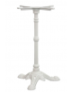 Base con struttura in ghisa verniciata bianca o nera, piedini regolabili - per piano tondo - cm 71h