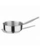 Casseruola bassa inox 1 manico - Diametro mm 180 - Altezza mm 80 - Capacità lt. 2,0