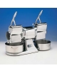 Grattugia Doppia professionale con bocche da cm 140x85 - Trifase