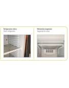 Congelatore verticale statico Porta a vetri cm 59,5x64x198h
