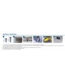 armadio refrigerato GN 2/1 in acciaio inox AISi 304, refrigerazione ventilata - Temperatura - 18 / -22°C - cm 74x82.8x205h