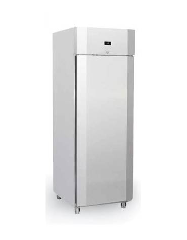 armadio refrigerato GN 2/1 in acciaio inox AISi 304, refrigerazione ventilata - Temperatura - 18 / -22°C - cm 74x82.8x205h