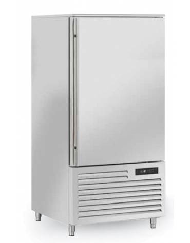 Abbattitore di temperatura in acciaio inox - capacità 15 teglie GN 1/1 o mm 600x400 - temp. -40°/+10°C - cm 79x94,5x197,5h