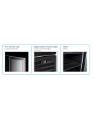 Vetrina refrigerata per bevande e bibite doppia porta scorrevole - cm 113x70x202,3h