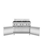 Cucina gas 6 fuochi BASSA POTENZA forno elettrico convezione - cm 120x70x85/90h