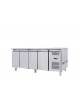 Tavolo refrigerato positivo inox 4 Porte ventilato -2° +8°C - Classe C - cm. 223x60x85h