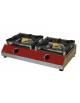Fornellone a gas professionale 2 Fuochi da 5+5 Kw - cm 76x40x20h