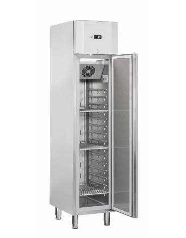 Armadio freezer inox AISI 304 - GN 2/1 - 1 porta - 670 litri - capacità di esercizio -22°C/-17°C - mm 730×845×2130h