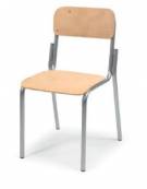 Sedia scolastica sovrapponibile in faggio -  Grandezza 7 - STRUTTURA Ø mm.25 - Per adulti - Conforme ai CAM