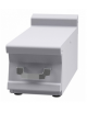 Piano di lavoro da banco inox AISI 304 con alzatina posteriore, 1 cassetto, 1 bacinella inox cm 19x50x15h - cm tot. 30x70,5x28h