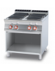 CUCINA ELETTRICA 4 PIASTRE QUADRE TRIFASE SU MOBILE A GIORNO - cm 80x90x90h
