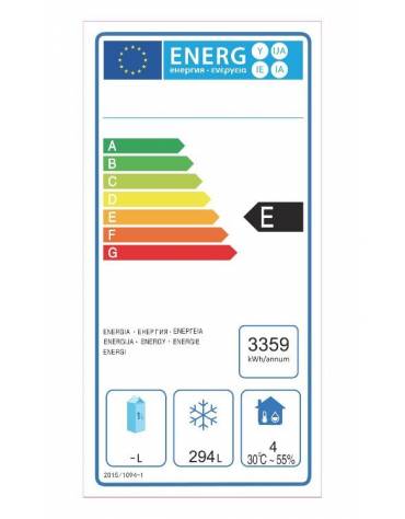 Tavolo refrigerato 3 porte congelatore negativo cm 179,5x70x85h